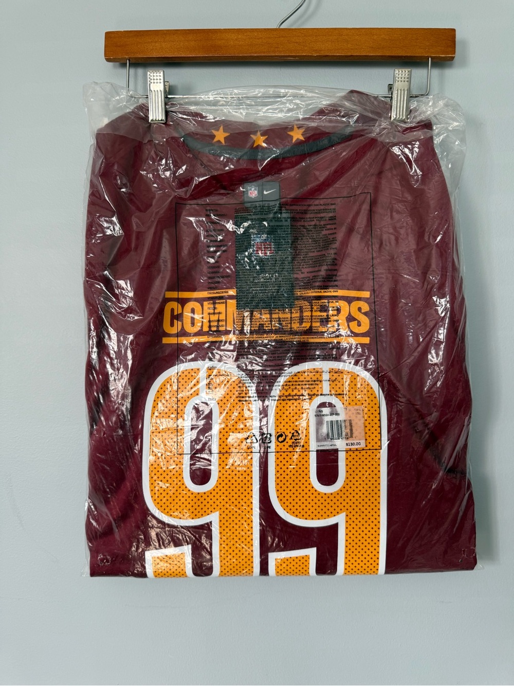 Nike Chase Young Washington Commanders Burgundy Game Jersey NFL